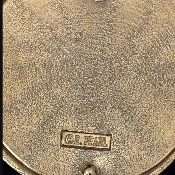 Triple Layer Erwin Pearl Gold Statement Necklace - Picture 5 of 5